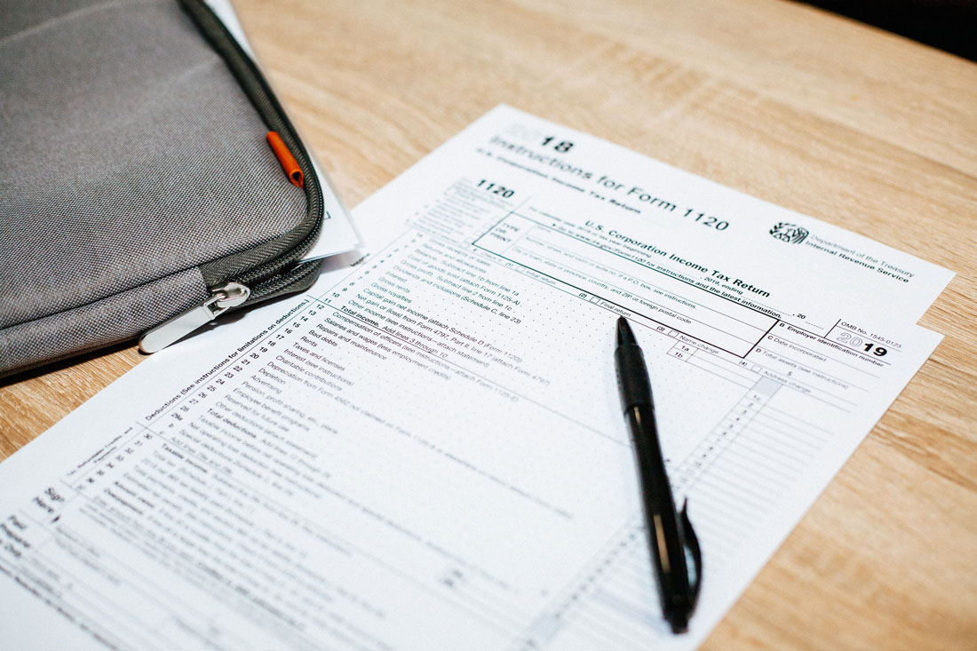 Return form for income tax